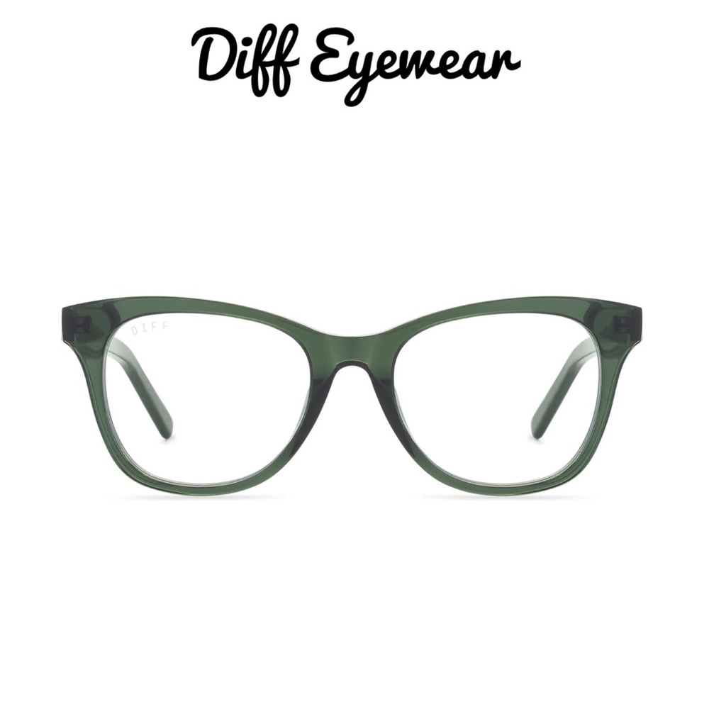 New Diff ‘Carina’ Glasses in Dark Green